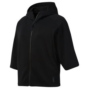 Reebok Training Supply Full-Zip Kapuzenpullover Damen - Schwarz - DE 308-LDN